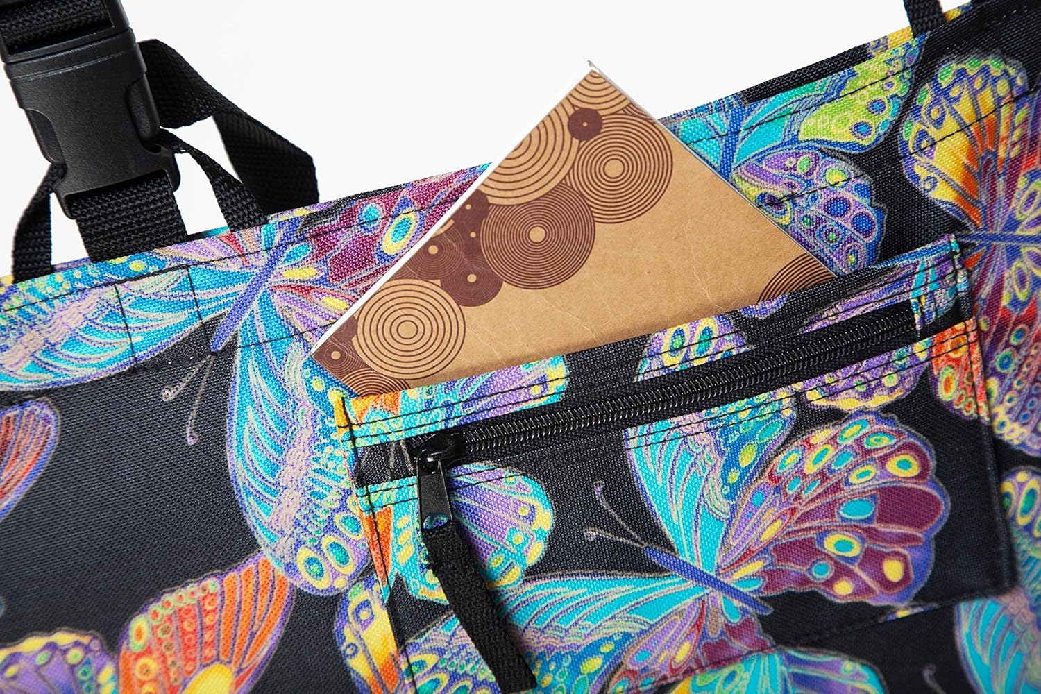 RMS Water Resistant Tote Bag for Walker, Rollator or Scooter (Butterfly): Health & Personal Care