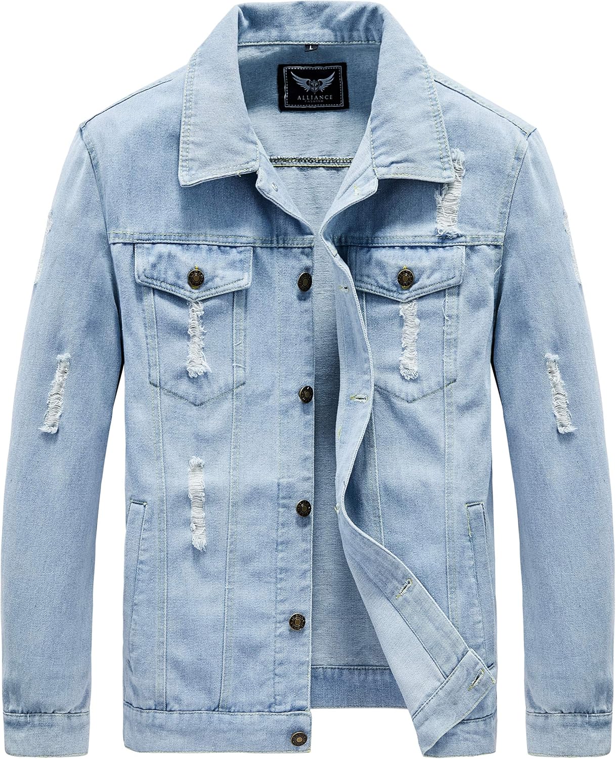 button jean jacket