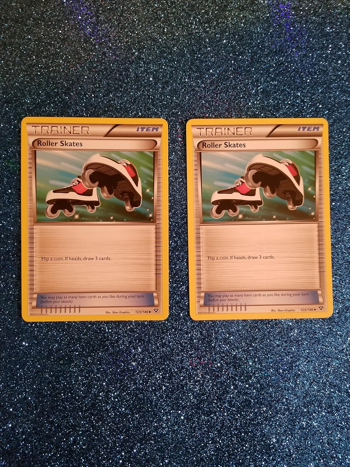 Pokemon® Card Lot 002 Cards ROLLER SKATES