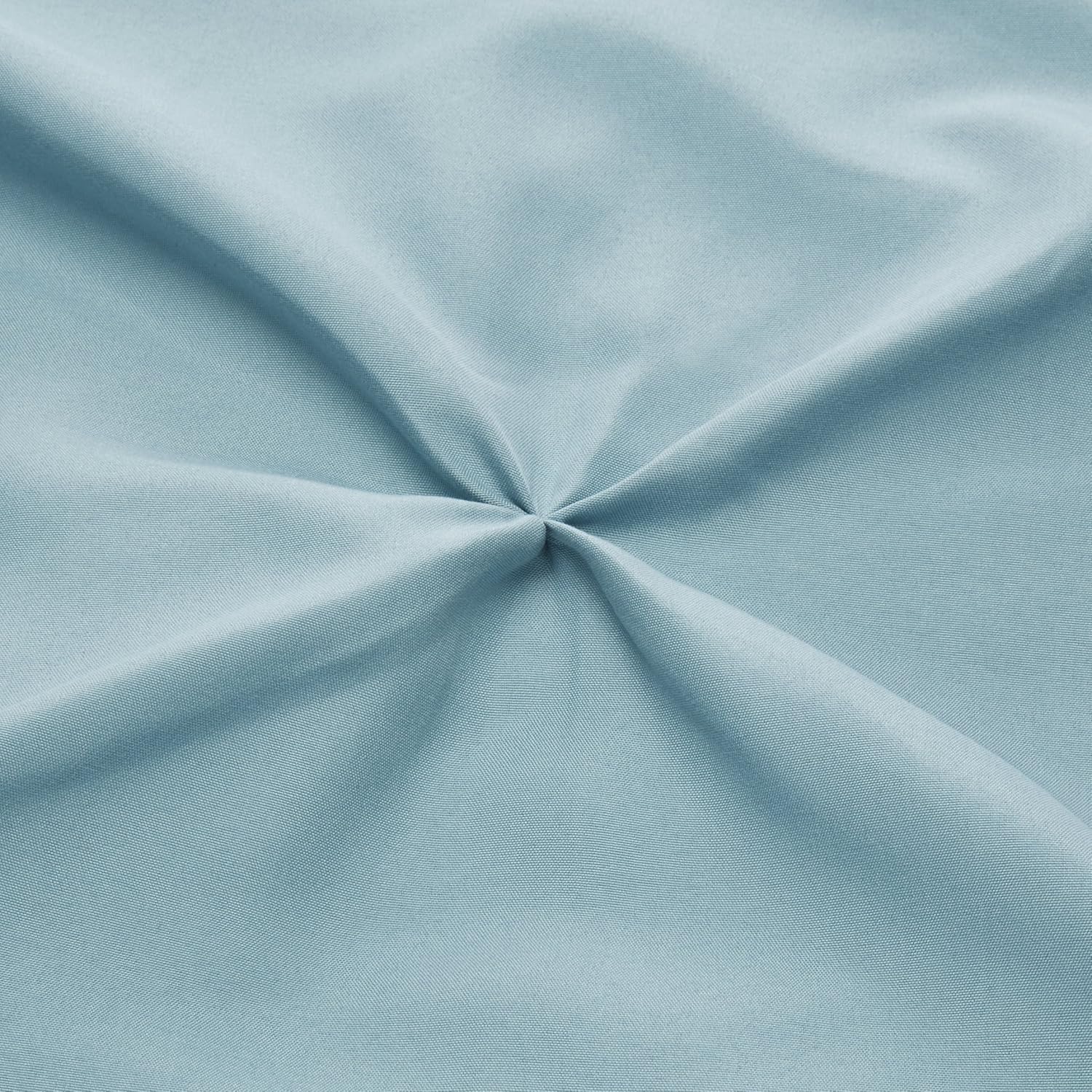 Basics Pinch Pleat Comforter Bedding Set, Full / Queen, Spa Blue: Home & Kitchen