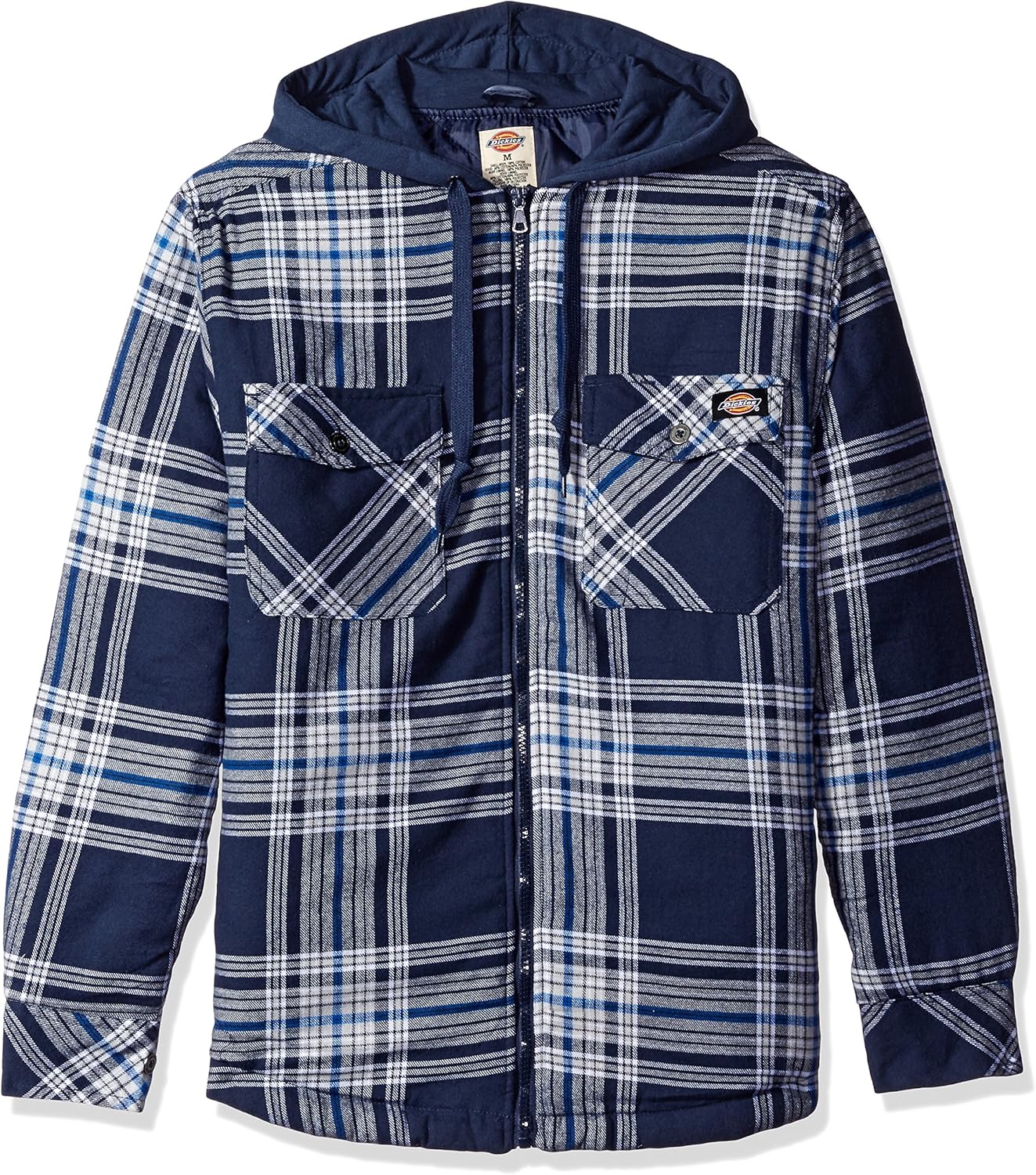dickies plaid hooded jacket