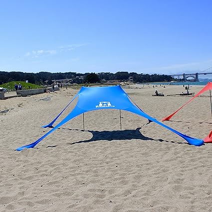 The Sunbear Co Sunbear Shade Eco Friendly Beach Tent Made In The Usa