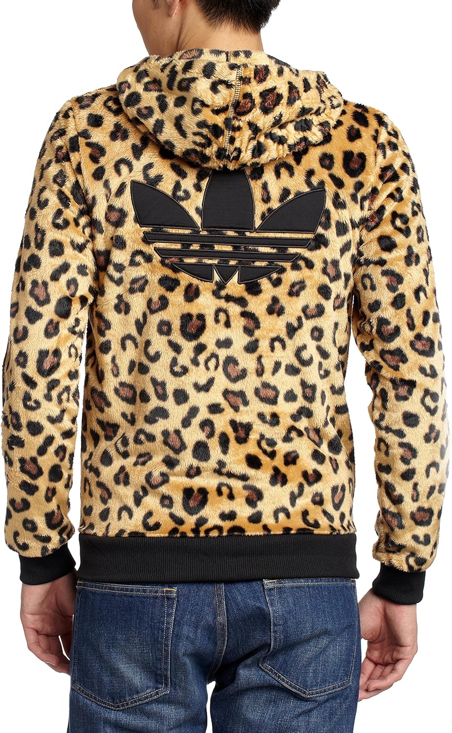 adidas hoodie leopard print