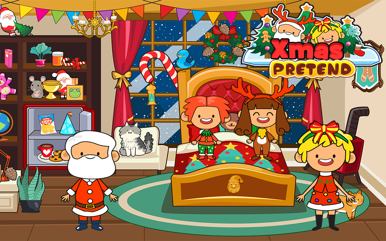 My Pretend Christmas - Friends and Family Xmas Dinner Party Playhouse
