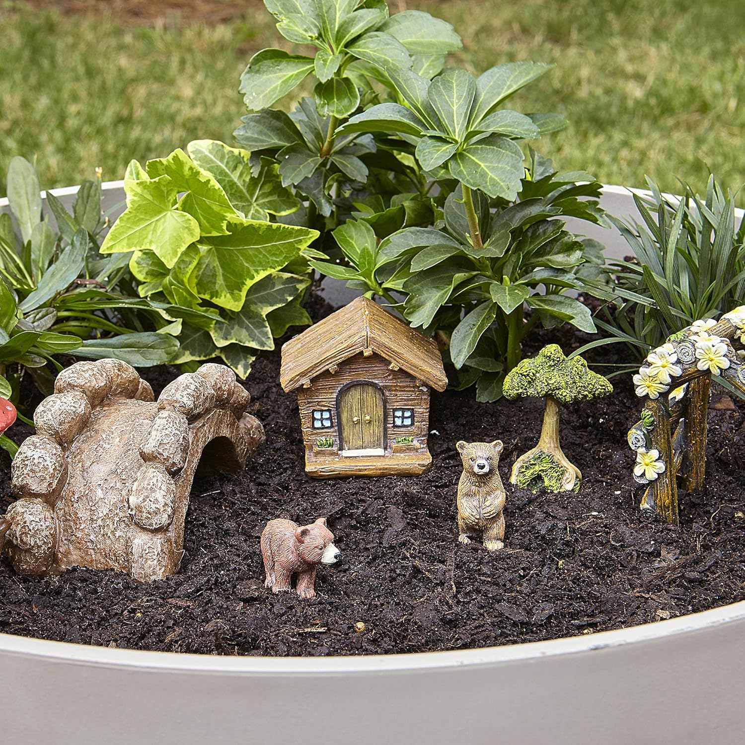 Best Cottage Fairy Garden Decor – 6 Pc