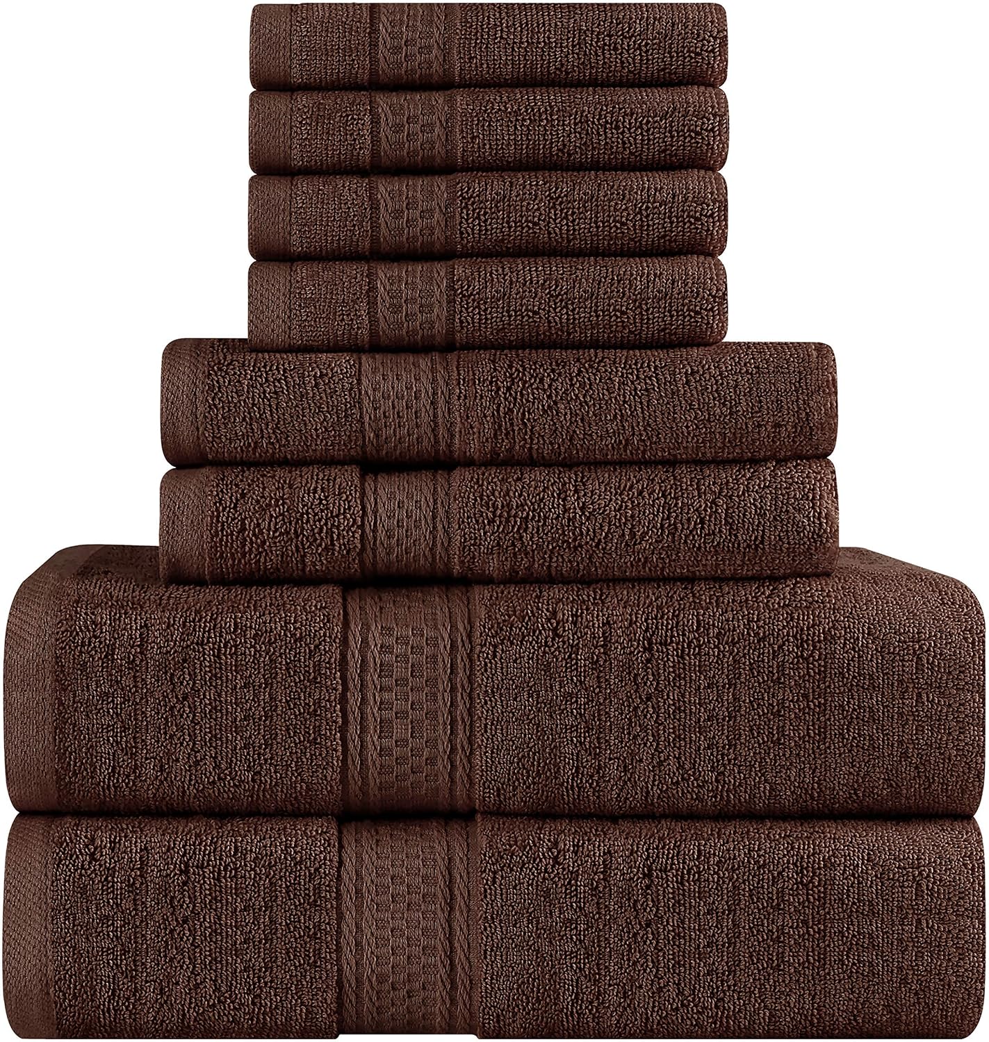 Towel Set 8 Piece Set Bath Towel Hand Towel Washcloth Also in Lot Utopia Towels eBay