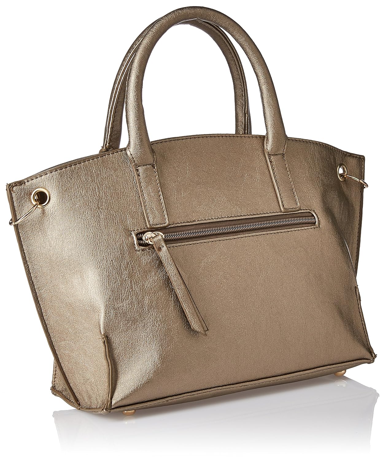caprese women's satchel (bronze metallic)