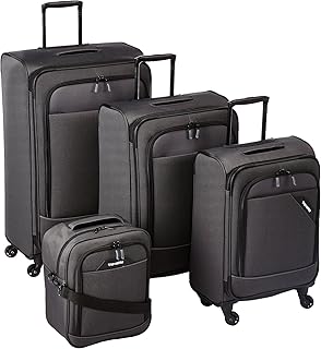 Travelite Derby 4-Rollen-Trolley Set 55/67/77 cm & Bordcase (87540)
