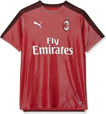 Puma Unisex Baby Ac Milan Stadium Ss With Sponsor T Shirt Amazon Co Uk Clothing