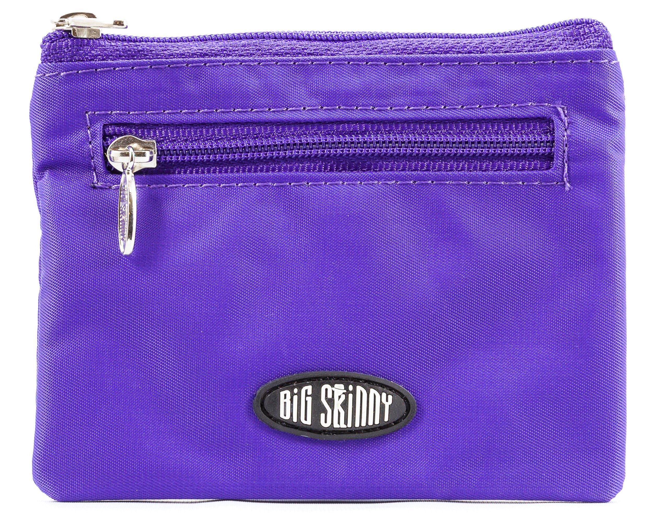 Big Skinny Money Penny Coin Slim Wallet, Holds Up to 13 Cards, Purple