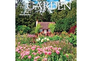 Graphique 2024 In the Garden Wall Calendar | 12” x 12” | Thick Paper | Home & Office Organizer | Large Monthly Grid | 3 Languages & Marked Holidays | 4 Month Preview Page for 2025
