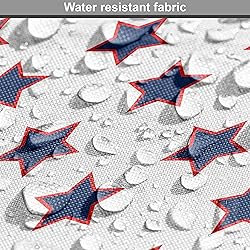 Ambesonne Stars Fabric by The Yard, Continuous