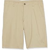Izod Boys' School Uniform Adaptive Chino Shorts, Adjustable Waistband, Velcro Closure, and Faux Buttons