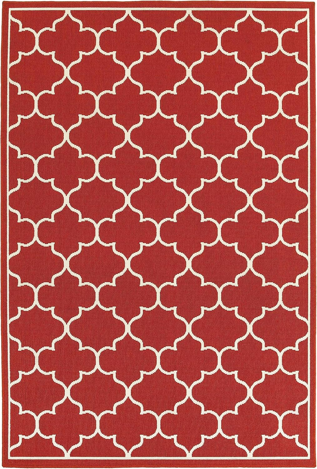 Amazon Com Style Haven Stylehaven Lattice Indoor Outdoor Area Rug 8 6 X 13 9 X 12 Grey Rectangle Furniture Decor