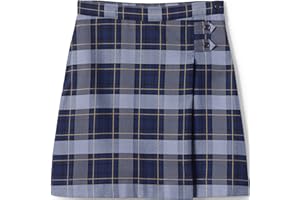 Lands' End School Uniform Girls Solid A-line Skirt Below The Knee