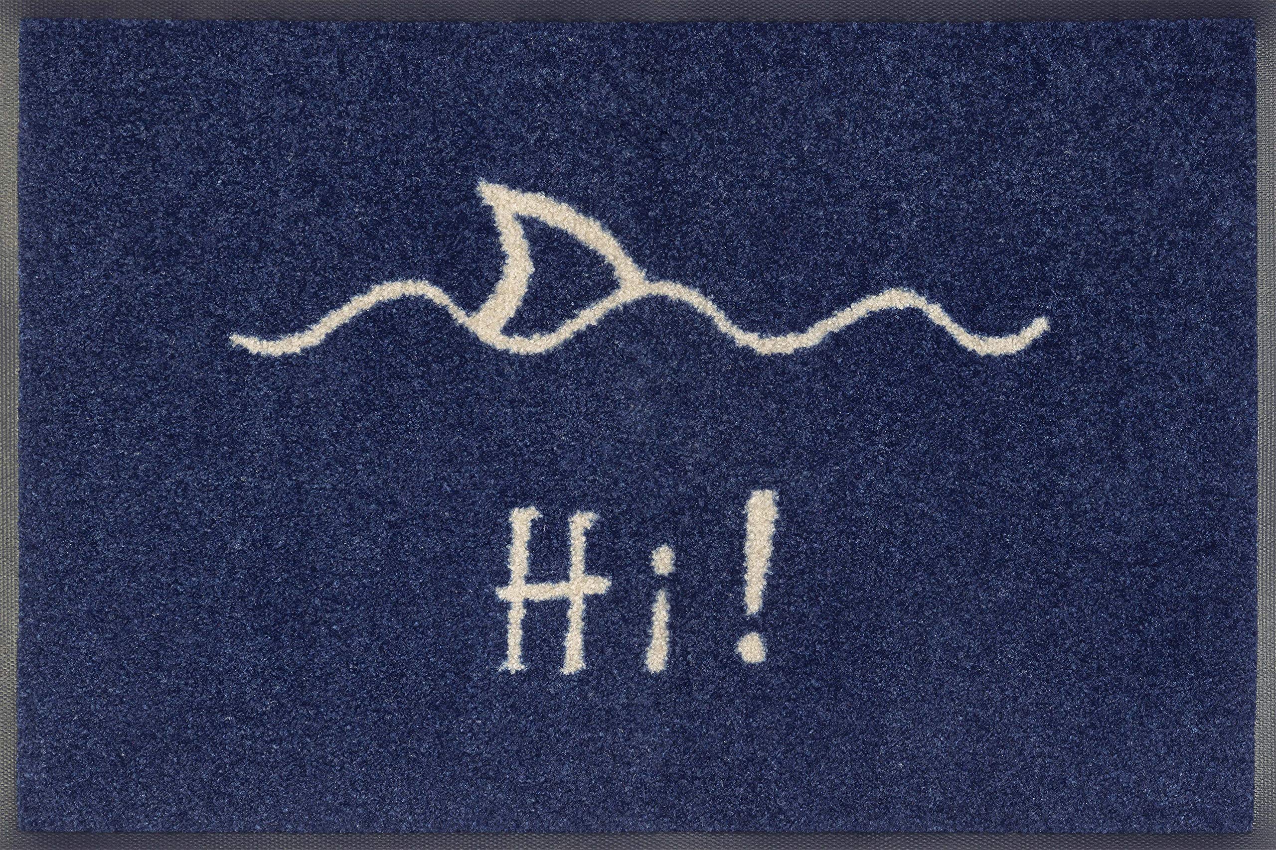 wash+dry doormat, Hi! 40x60 cm, inside and outside, washable