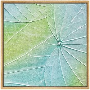 SIGNWIN Framed Canvas Wall Art Baby Blue, Green,...