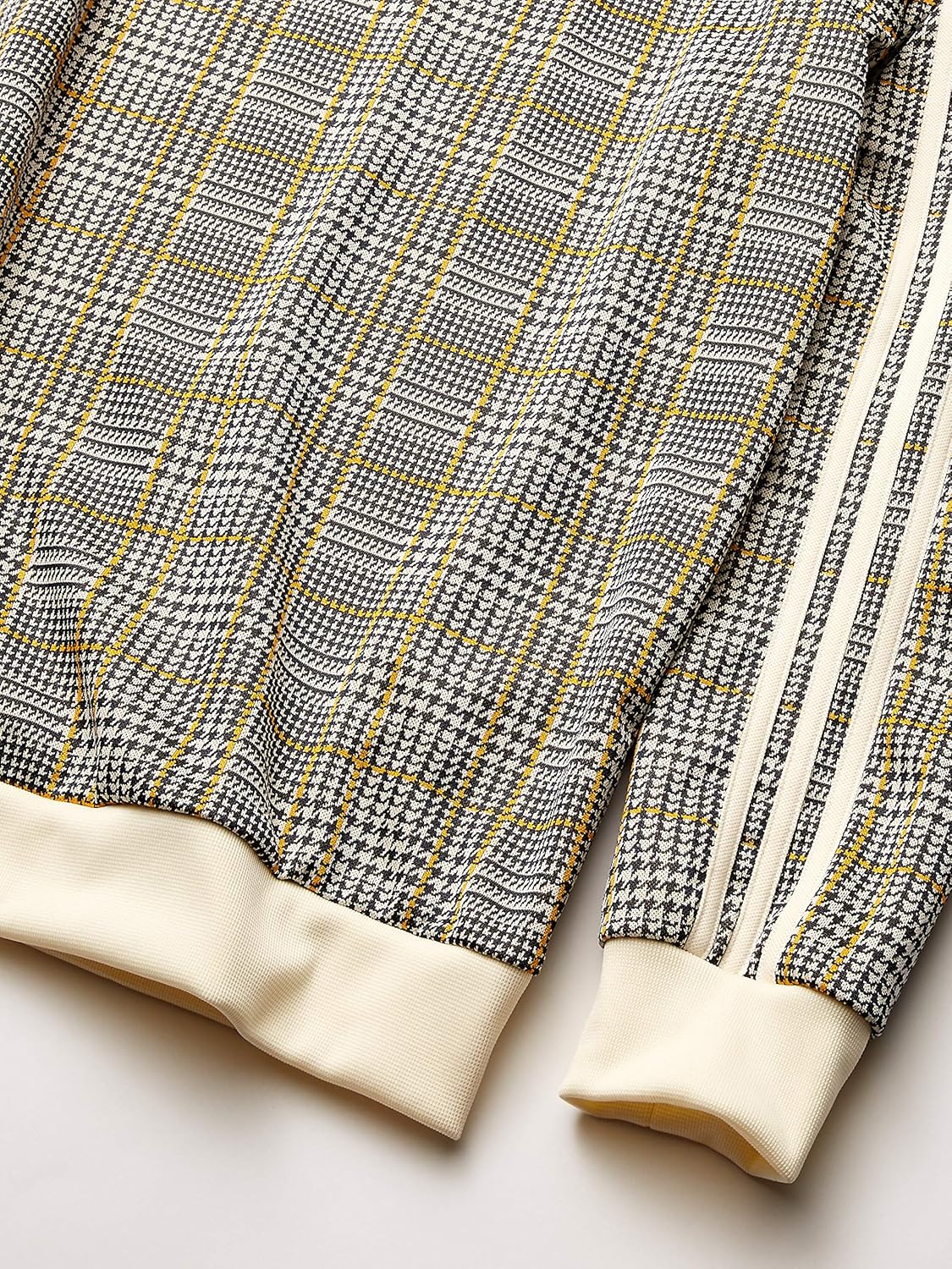 adidas tartan crewneck sweatshirt