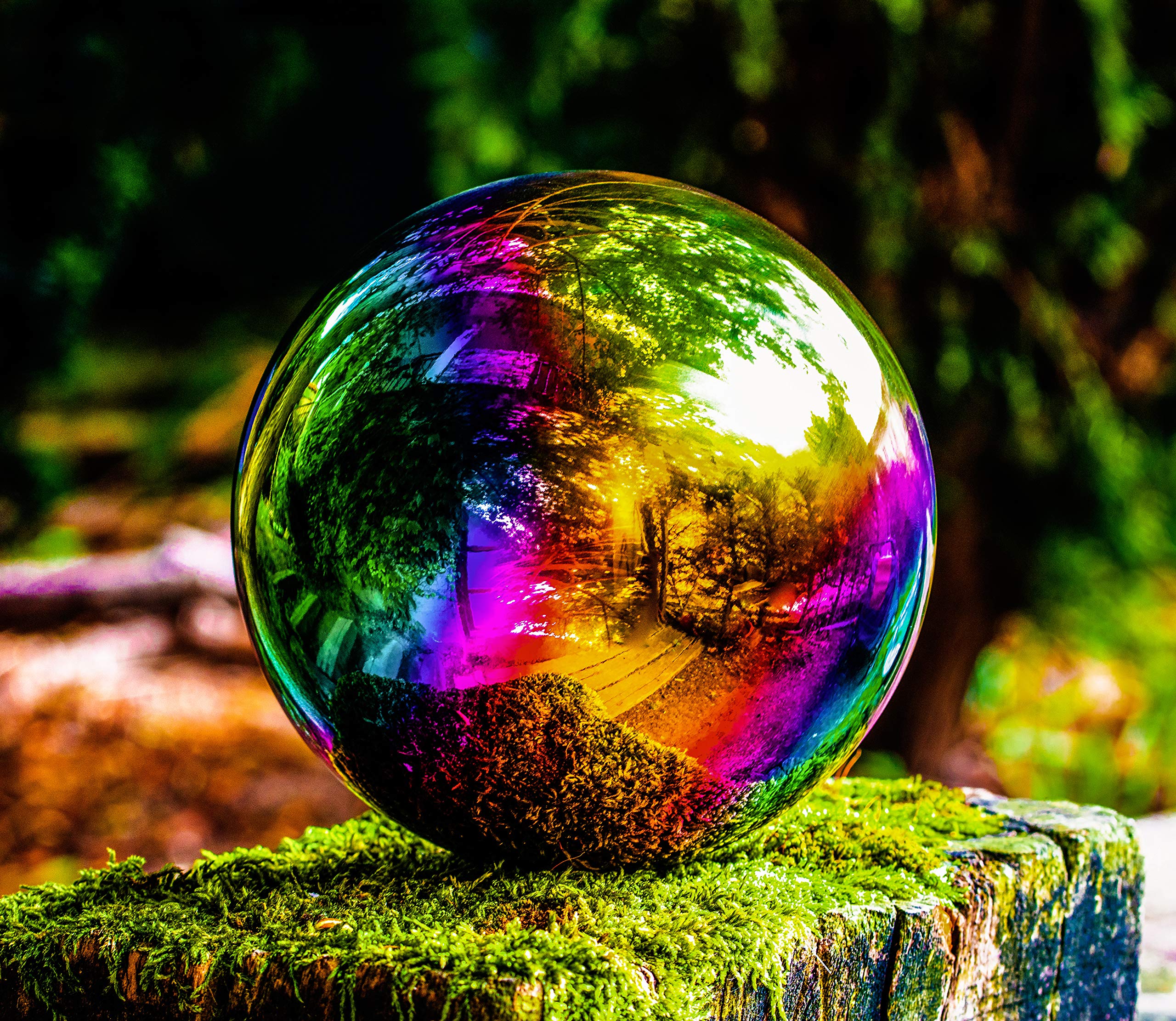 TickiT - 72221 Sensory Reflective Balls - Color Burst - Set Of 4 - Ages 0m+ - Mirrored, Iridescent Spheres For Babies And Toddlers - Calming Sensory Toy