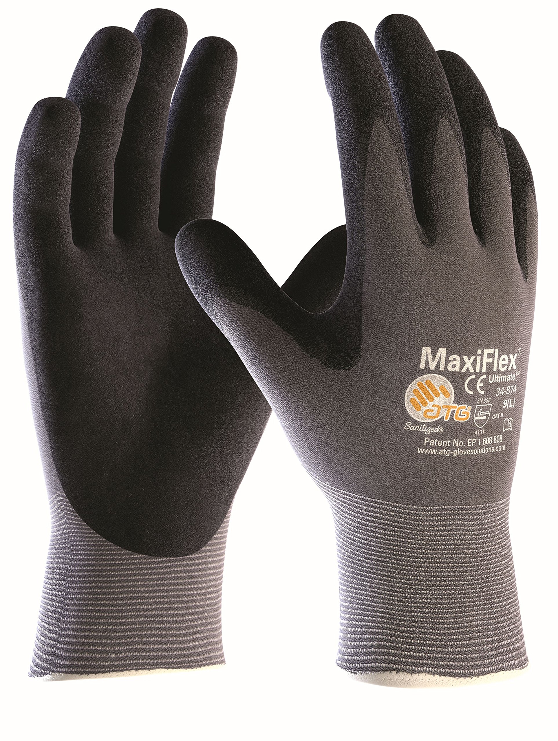 MaxiFlex Ultimate Work Gloves Size 9 (L) Pack of 3