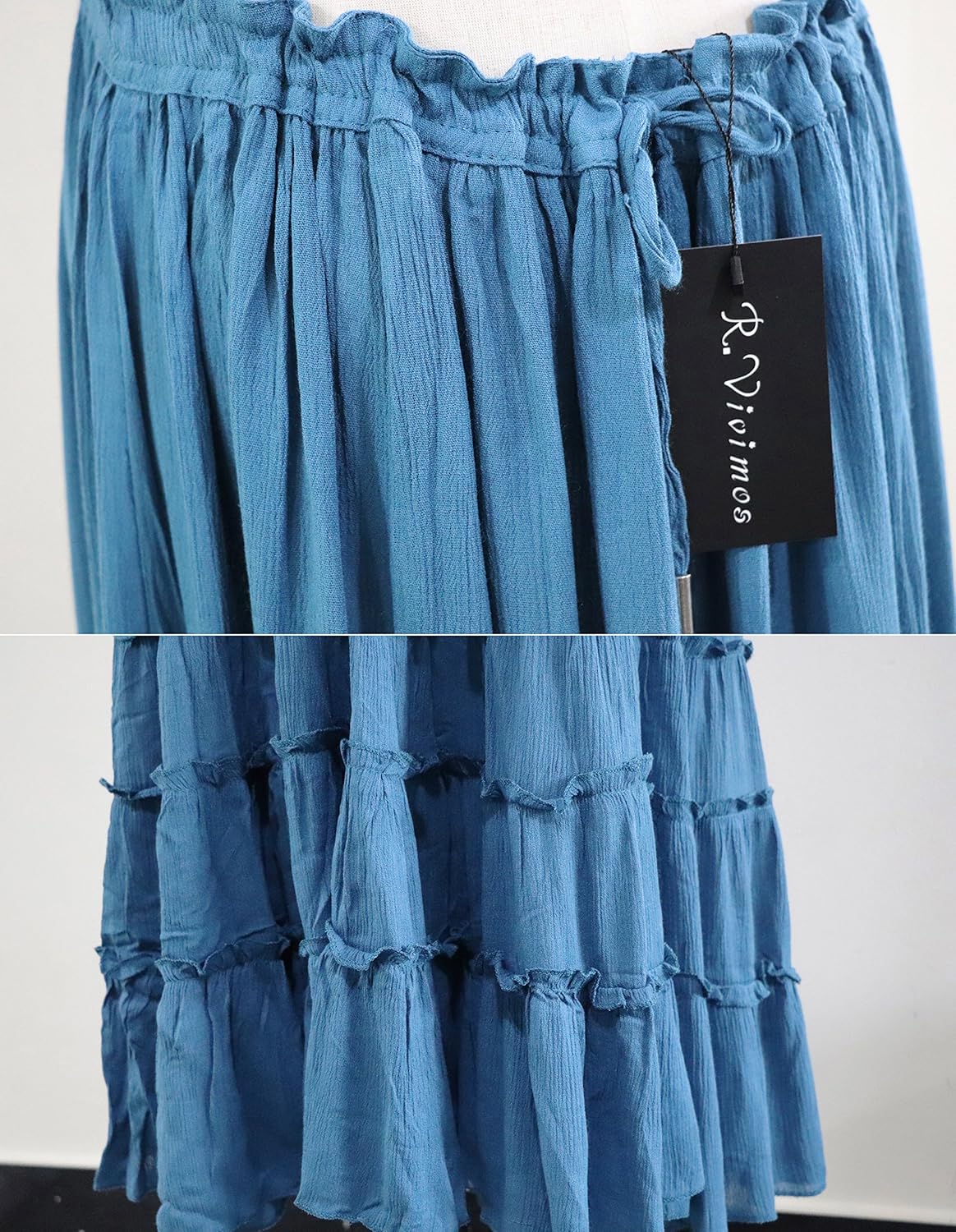 R.Vivimos Womens Summer Cotton Sexy Blackless Long Dresses at  Women’s Clothing store
