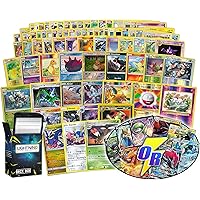 Ultimate Rare Card Bundle 100 Cards + 5 foil Cards, 5 Rare Cards, 5 Holo Rare Cards, 2 Ultra Rare Cards, Plus a LCC Box That 