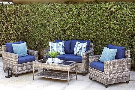 Amazon Com Quality Outdoor Living 65 57373 Austin All Weather 4