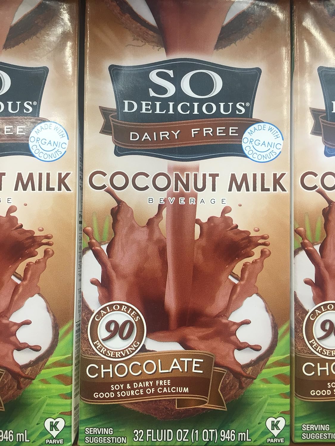 So Delicious Coconut Milk Beverage Chocolate (Pack of 2