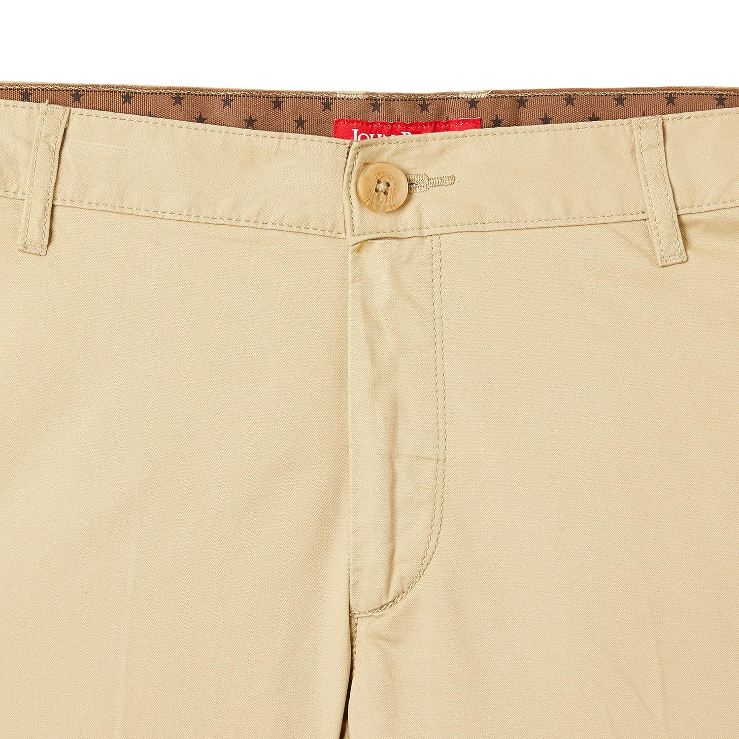 john players men's slim fit cotton casual trousers