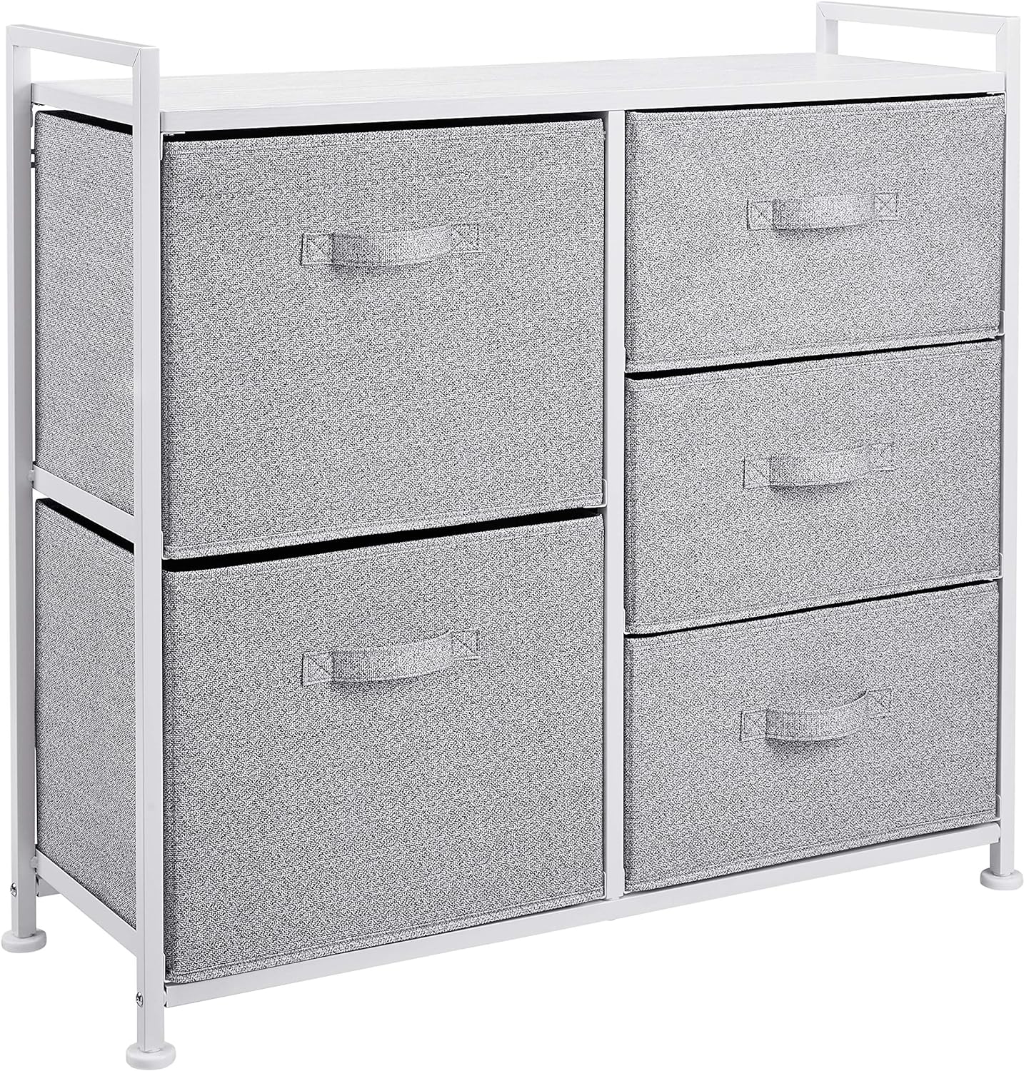 Amazon Com Amazonbasics Fabric 5 Drawer Storage Organizer Unit