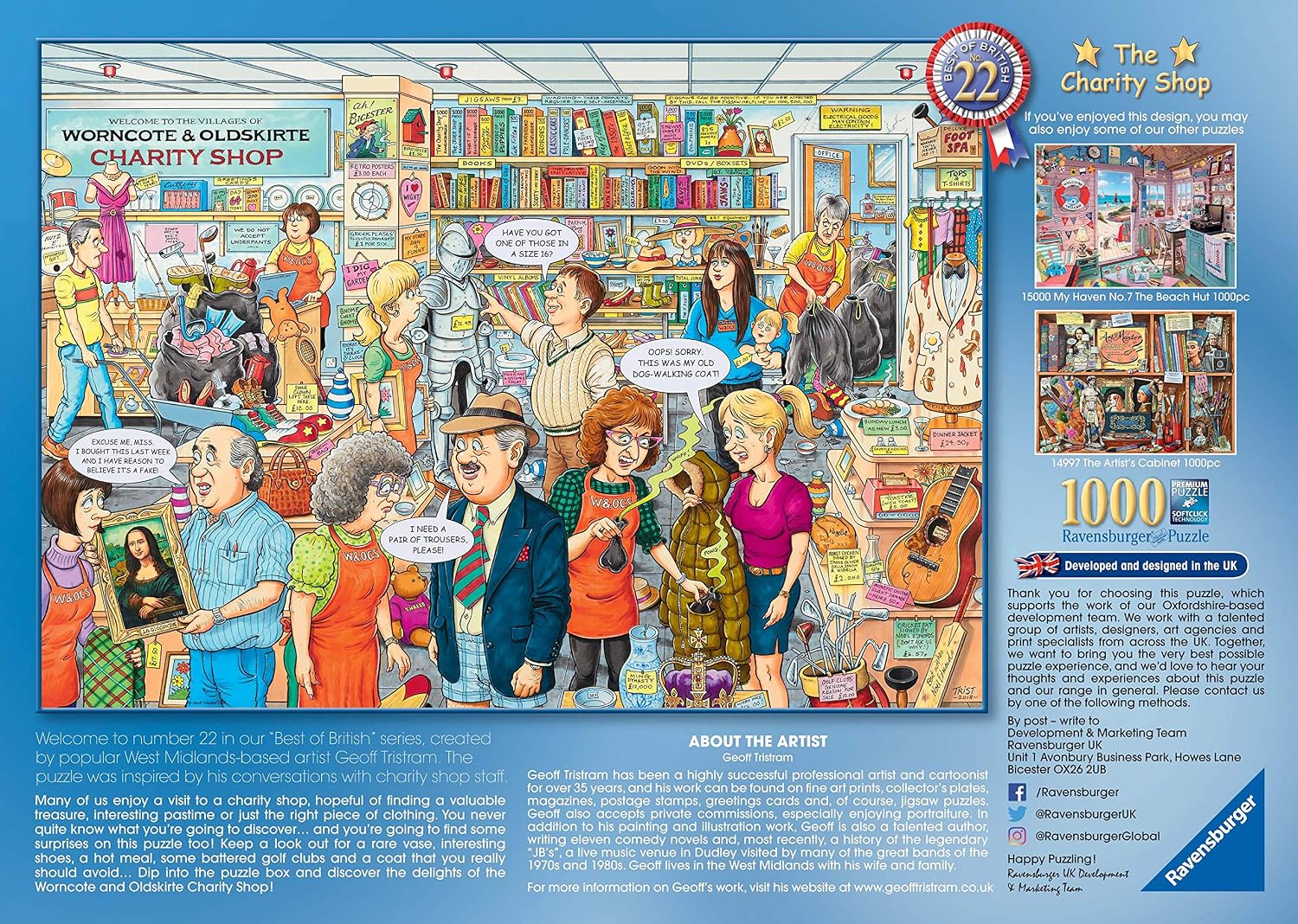 Ravensburger Best of British No.22-The Charity Ship 1000 Piece Jigsaw Puzzle for Adults and Kids Age 12 Years Up - Image 4