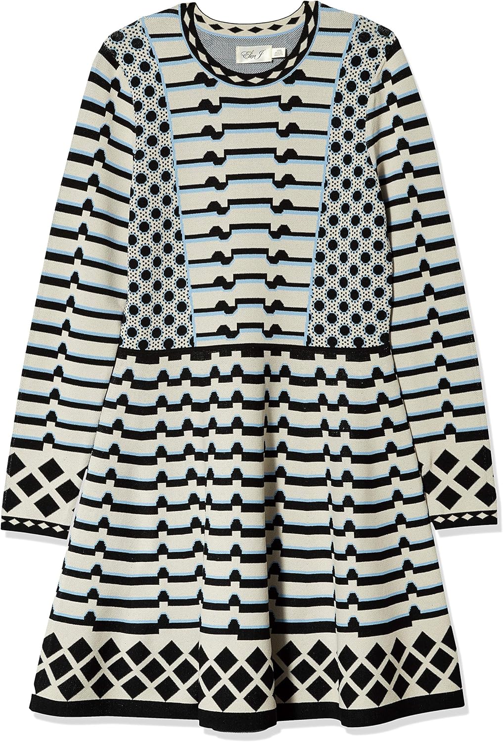 eliza j stripe sweater dress