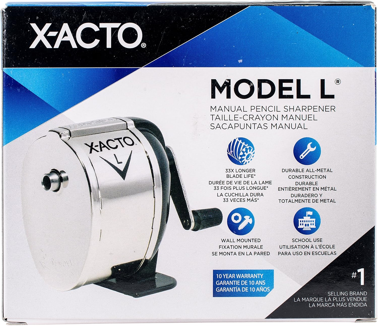 Amazon Com Pencil Sharpener W Hardware Chrome Plated Beige Stand Sold As 1 Each Office Products