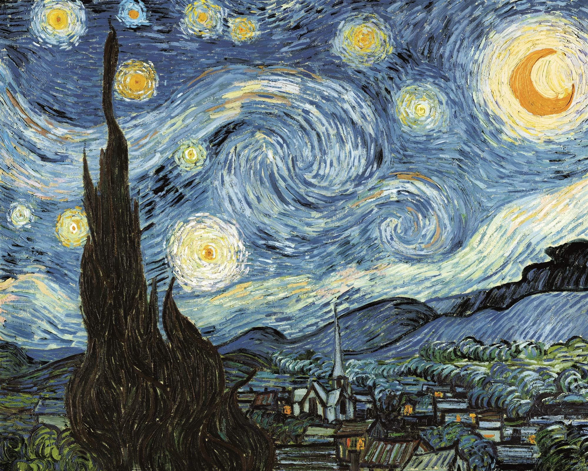 Van Gogh Abstract Starry Night Wooden Puzzle Toys For Children Adults Creative Diy Home Decor 500 Pieces Jigsaw Puzzle