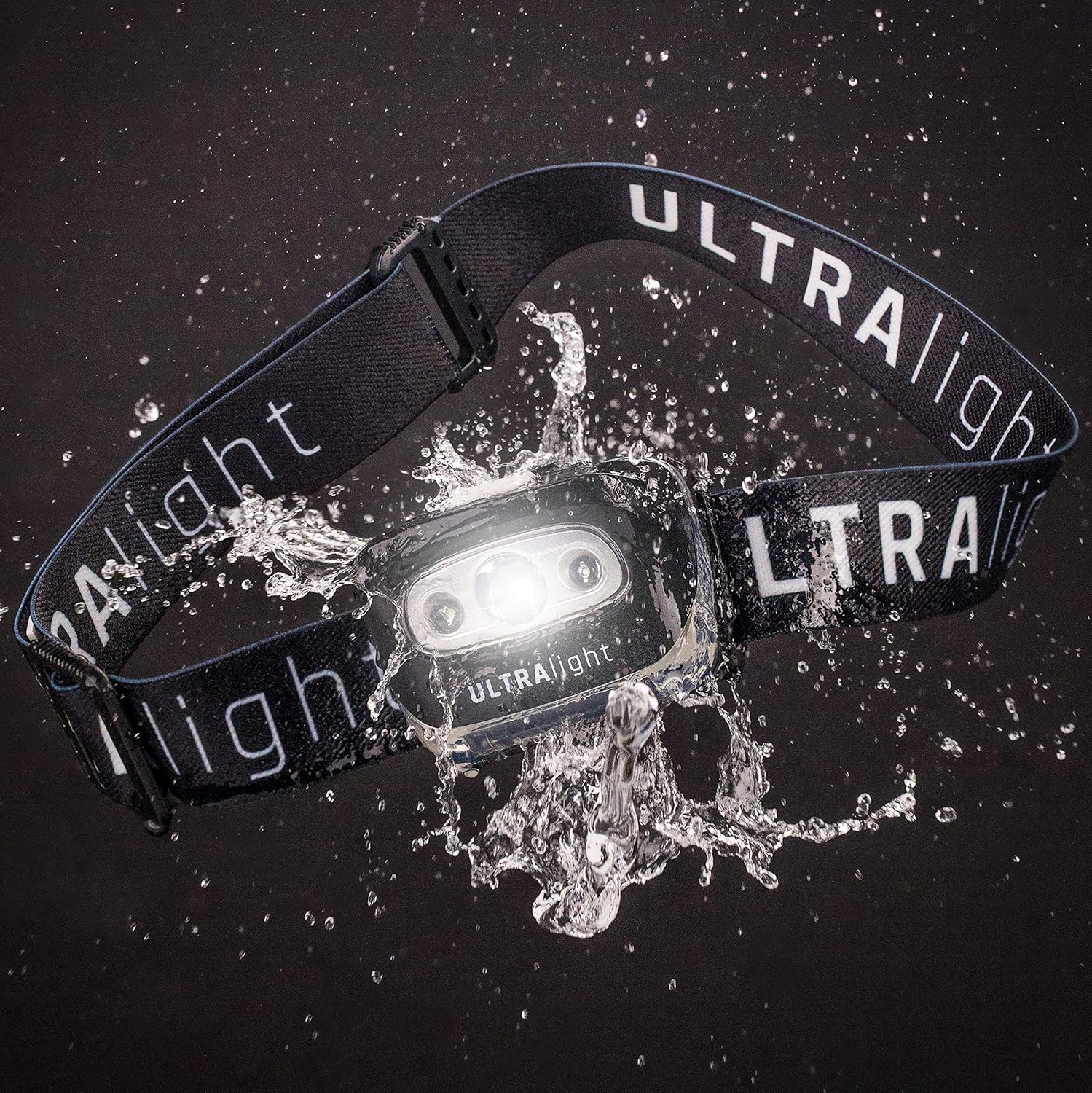Ultralight NOVA Headlamp - Ultra Bright LED, Lightweight, Waterproof, Comfortable Headband, Running, Camping, Hiking, Climbing, Fishing, Hunting, Jogging, Working - Headlight Includes Red Light - - 