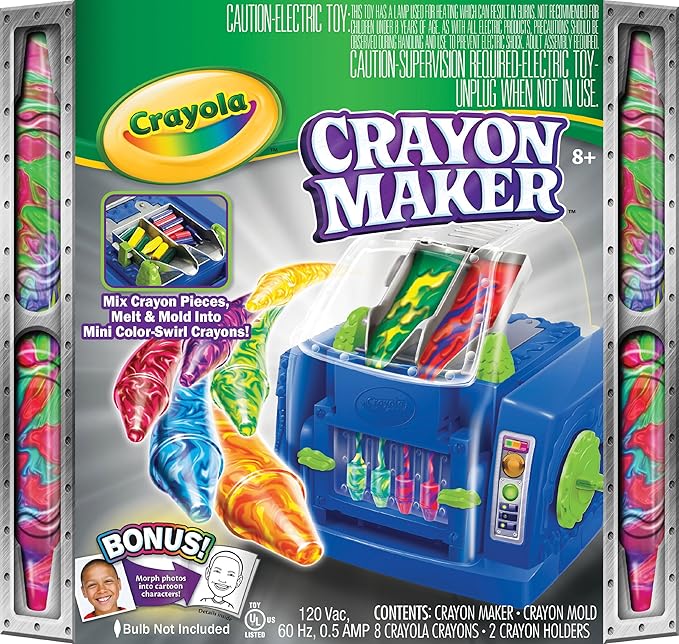 Amazon Com Crayola Crayon Maker With Story Studio Toys Games