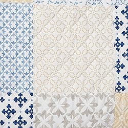 MARTHA STEWART Monaco Multi Color King Quilt Set