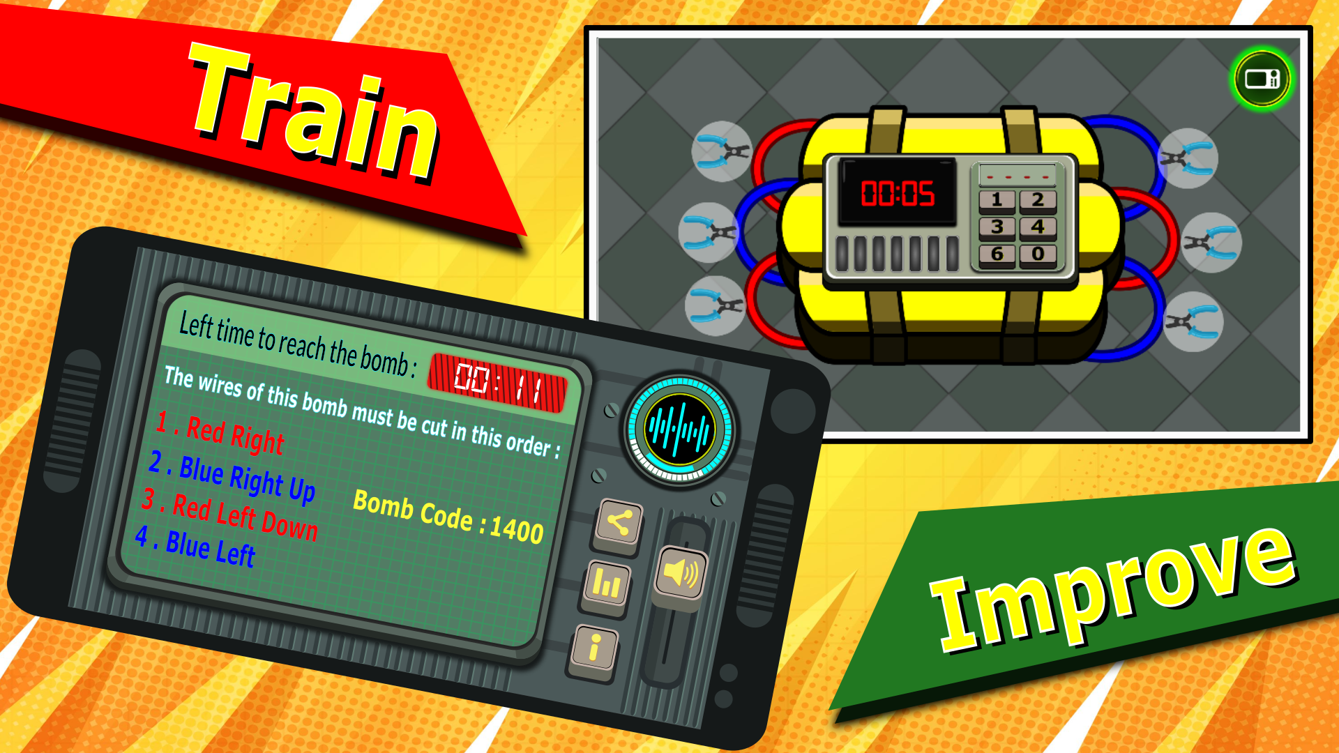 Defuse Bomb - Best Memory game:Amazon.co.jp:Appstore for Android