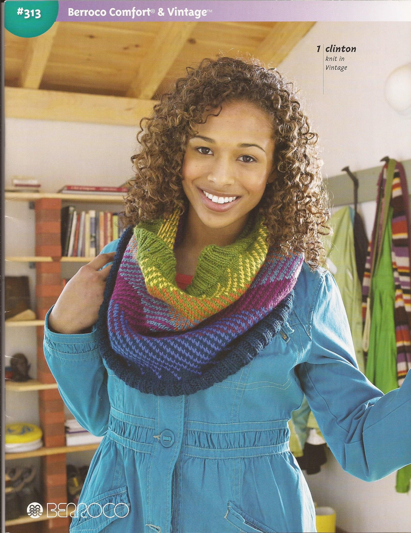 Berroco Book 313 Comfort & Vintage Yarn Knitting Pattern Book