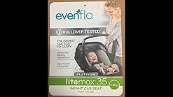 evenflo litemax 35 platinum infant car seat moon shadow