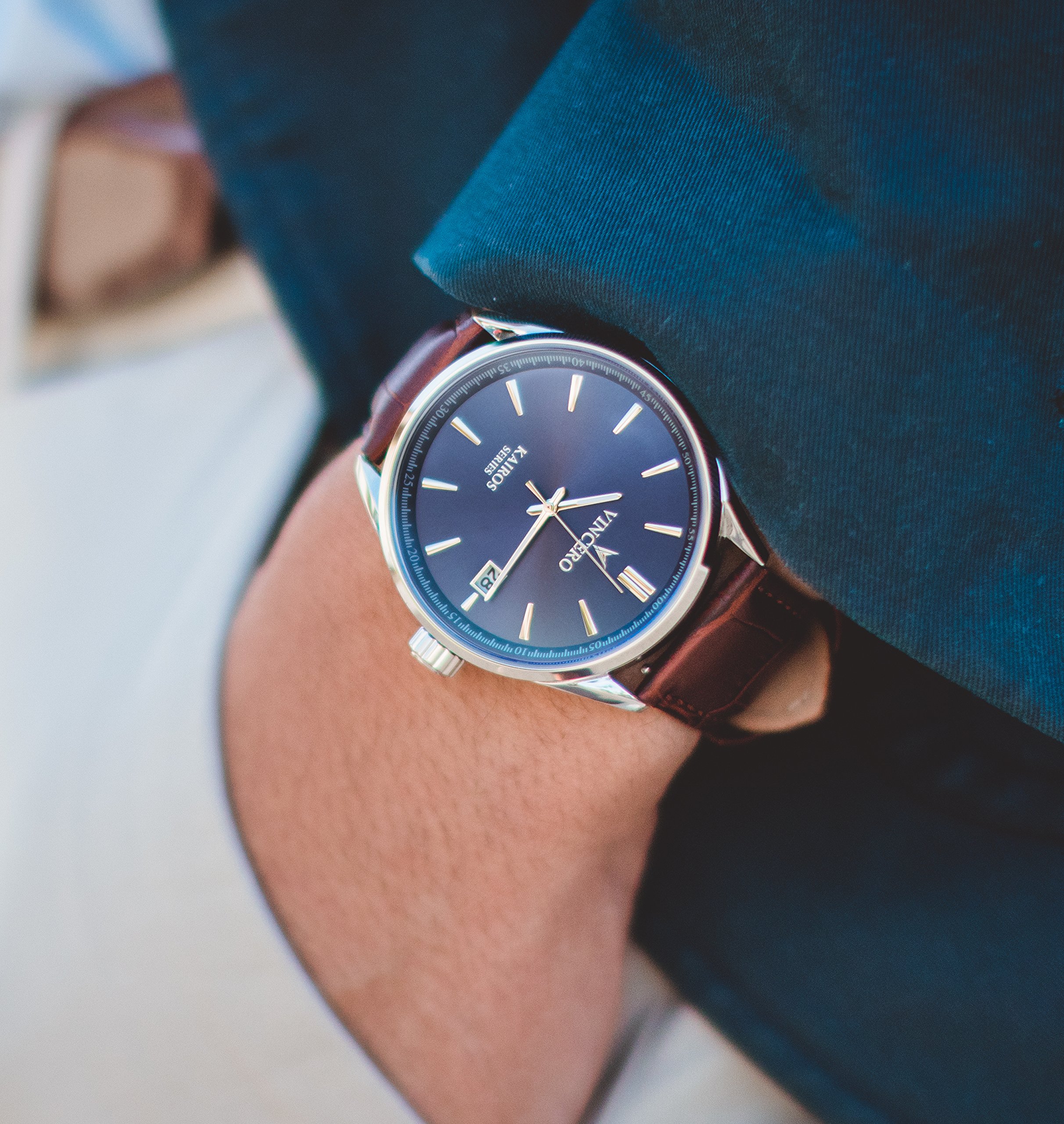 Luxury Men's Kairos Wrist Watch 42mm Analog Watch Japanese Quartz