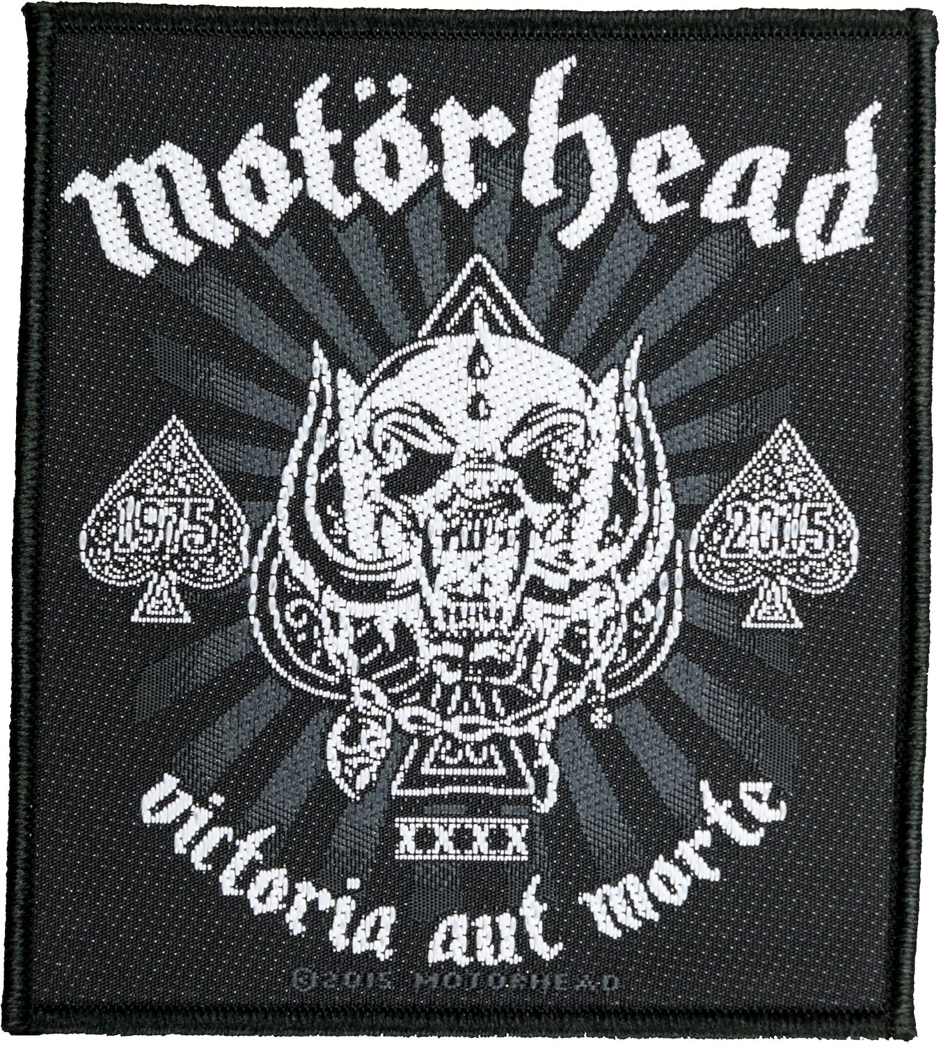 Motörhead Aufnäher – Ace Of Spades Lizenziert – Gewebter Patch Zum Aufnähen Auf Jacke Oder Tasche