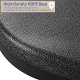 Yaheetech 4Pcs Square Umbrella Stand Cantilever Base Black 60L Water 200lb Sand view 8