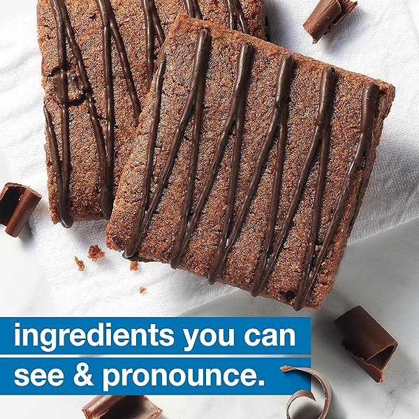 KIND SOFT BAKED SQUARES, CHOCOLATE ALMOND FLOUR BROWNIE, GLUTEN FREE, HEALTHY SNACK BARS, 5G PROTEIN, 6 COUNT