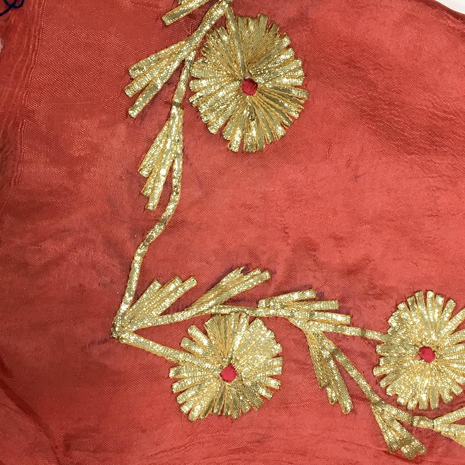 rani saahiba gota embroidered art silk dupatta