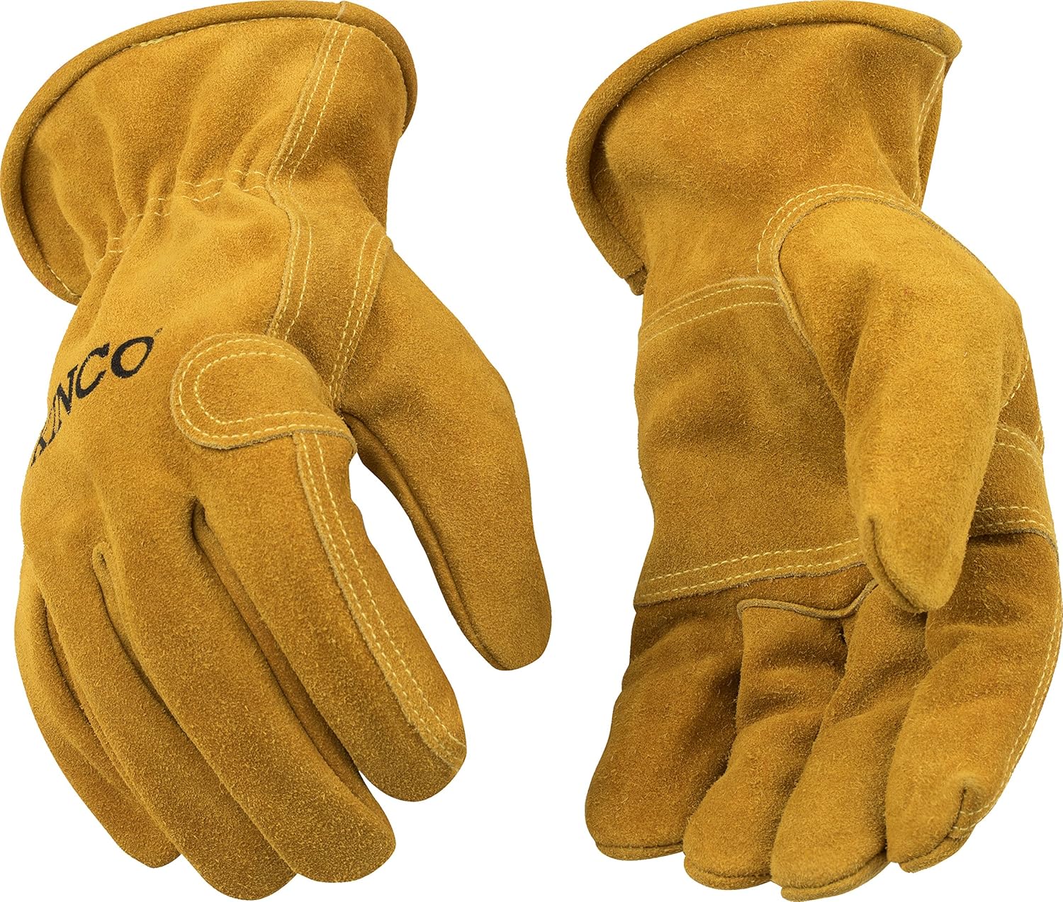 Kinco 97 Strong Cowhide Leather Fencing Drivers Glove, Work, Large