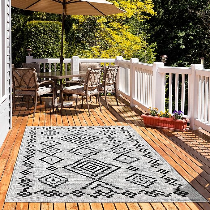 Maxy Home Outdoor Rug Rug 5X8 (5'3" x 7'3") Sunlight