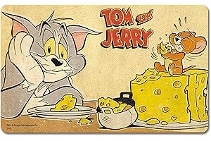 Logoshirt® Tom & Jerry I Cheese I Breakfast Board I Chopping Board I 23 x 14 cm I Dishwasher Safe & Heat Resistant I Licensed