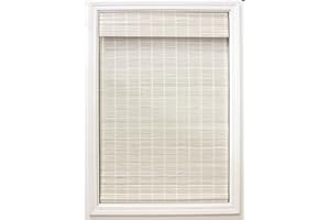 Radiance Lewis Hyman Bamboo Shades, White, 34" W x 64" L (2215332E)