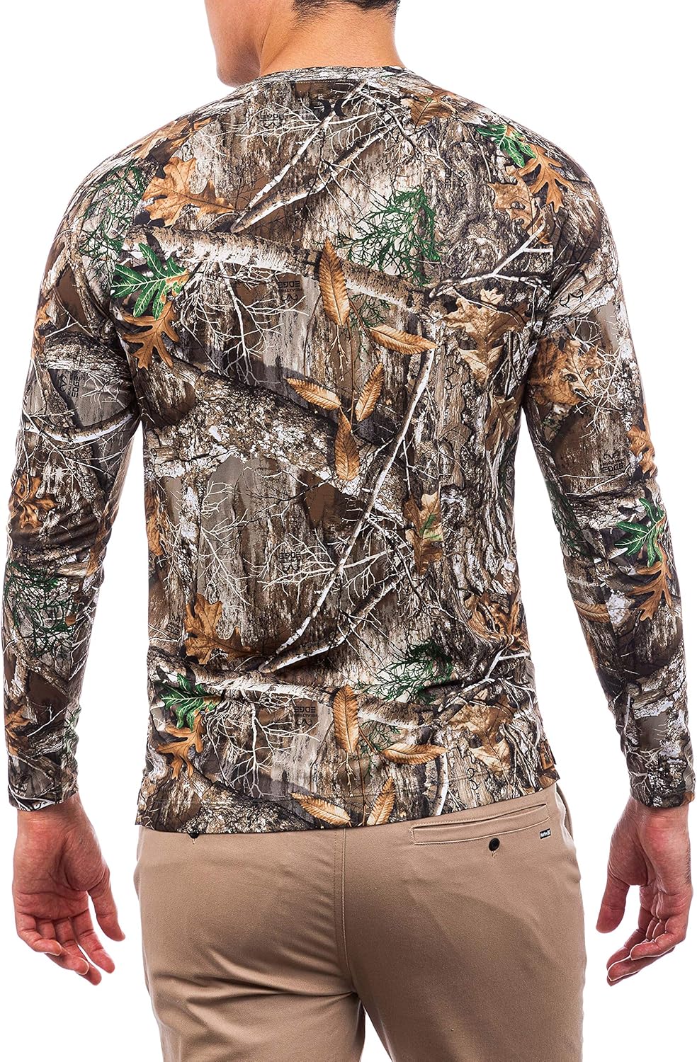 Hurley Men's Quick Dry Realtree Long Sleeve Shirt: Clothing